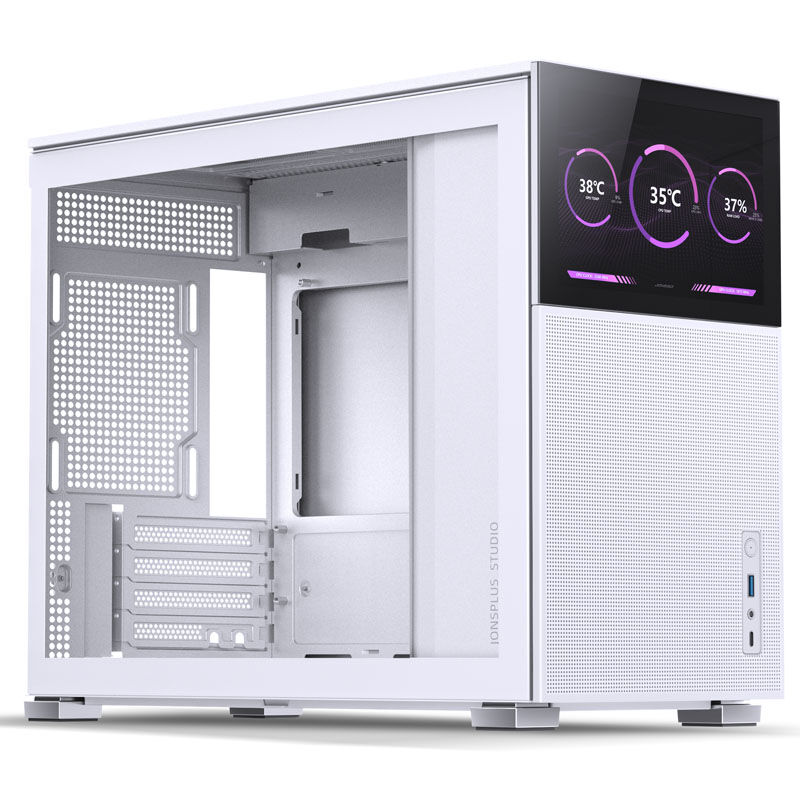 Jonsbo D31 MESH Screen Micro-ATX case, tempered glass - white