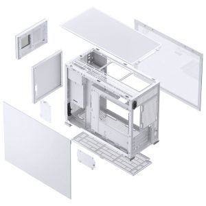 Jonsbo D31 MESH Screen Micro-ATX case, tempered glass - white