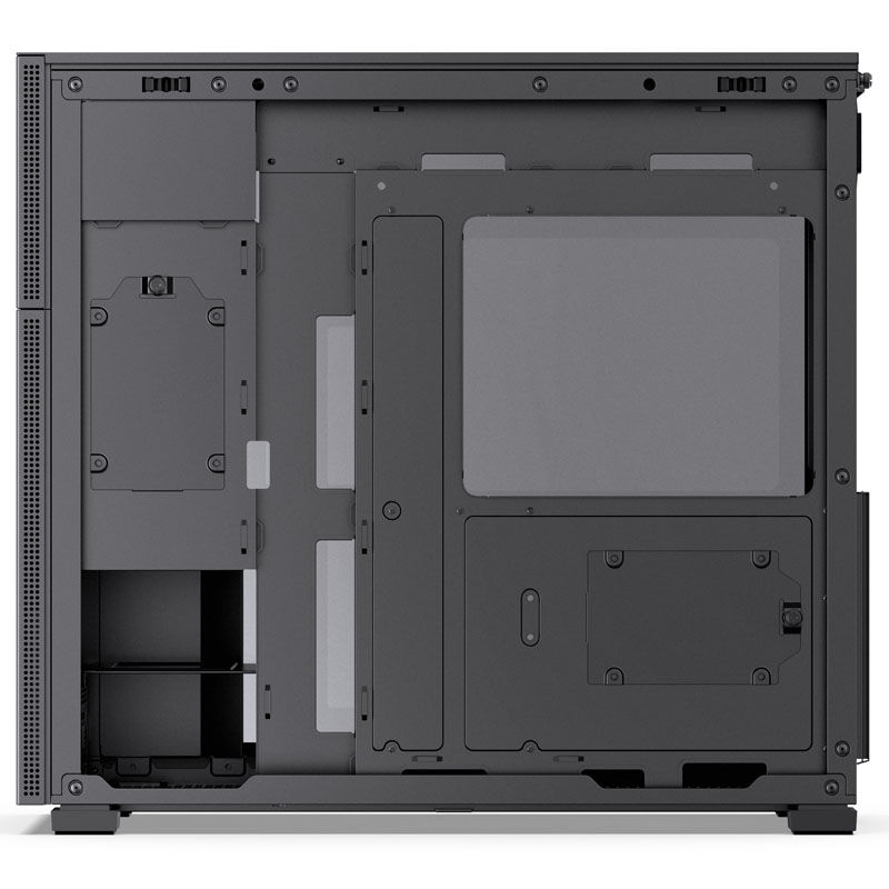 Jonsbo D41 ATX case, tempered glass - black