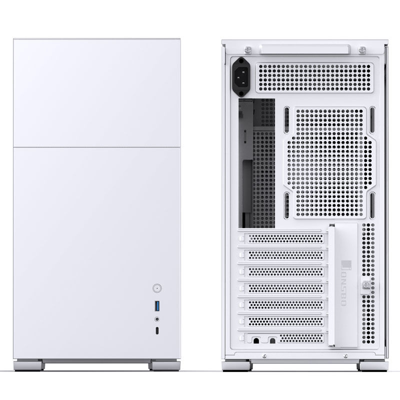 Jonsbo D41 ATX case, tempered glass - white : image 3