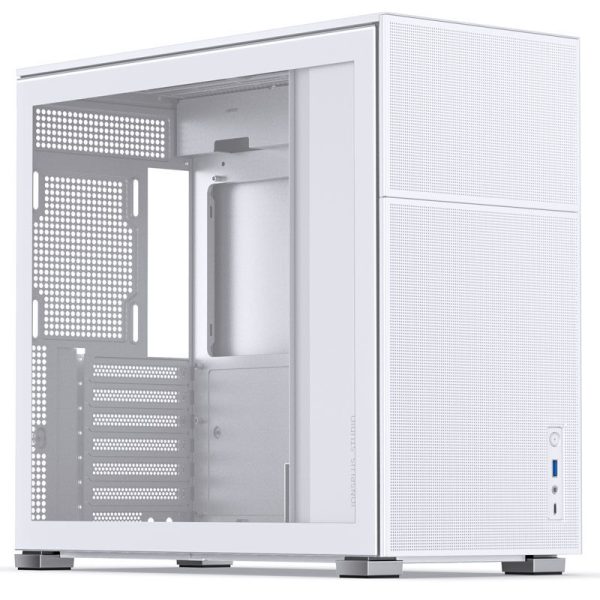 Jonsbo D41 MESH ATX case, tempered glass – white