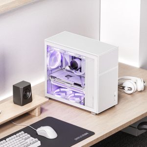 Jonsbo D41 MESH ATX case, tempered glass - white