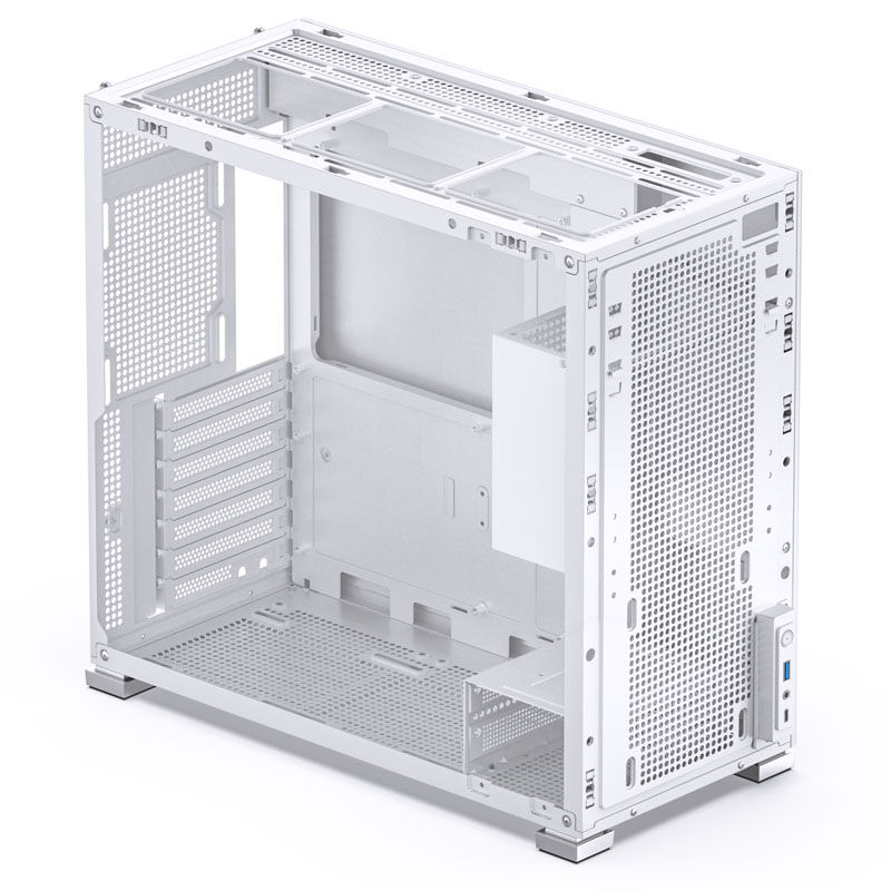Jonsbo D41 MESH ATX case, tempered glass - white