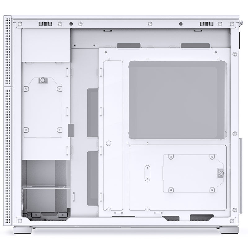 Jonsbo D41 MESH ATX case, tempered glass - white