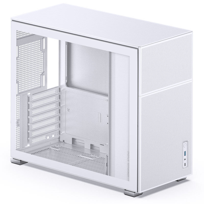Jonsbo D41 MESH ATX case, tempered glass - white