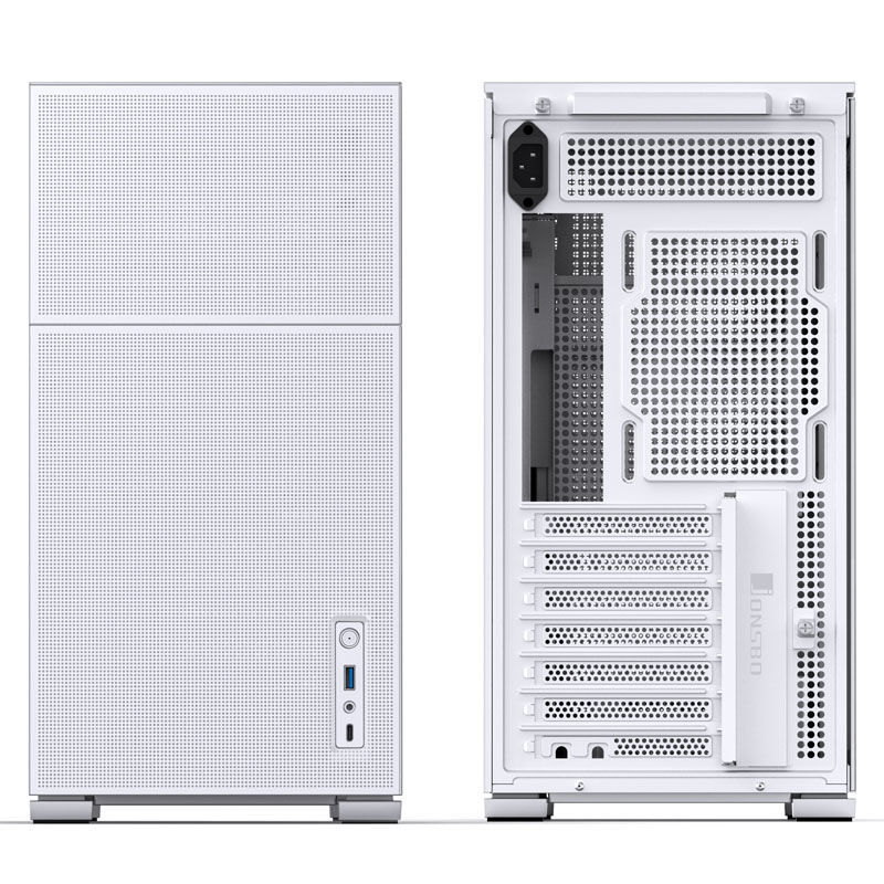 Jonsbo D41 MESH ATX case, tempered glass - white