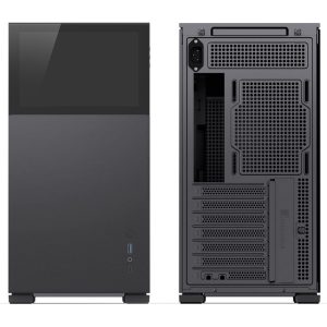 Jonsbo D41 Screen ATX case, tempered glass - black - B-Grade