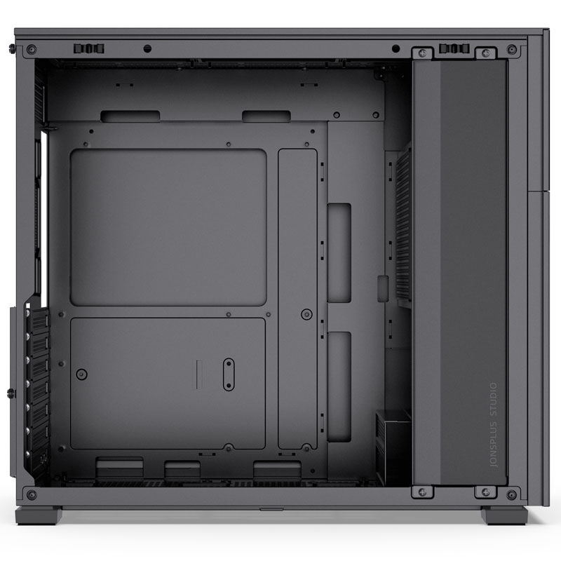 Jonsbo D41 Screen ATX case, tempered glass - black - B-Grade