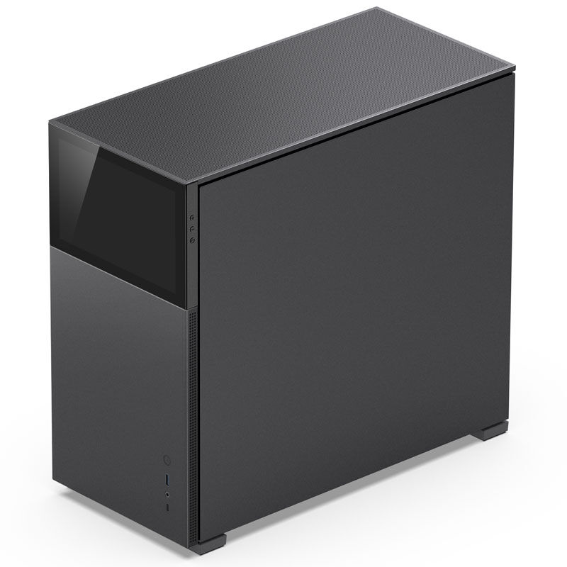 Jonsbo D41 Screen ATX case, tempered glass - black - B-Grade