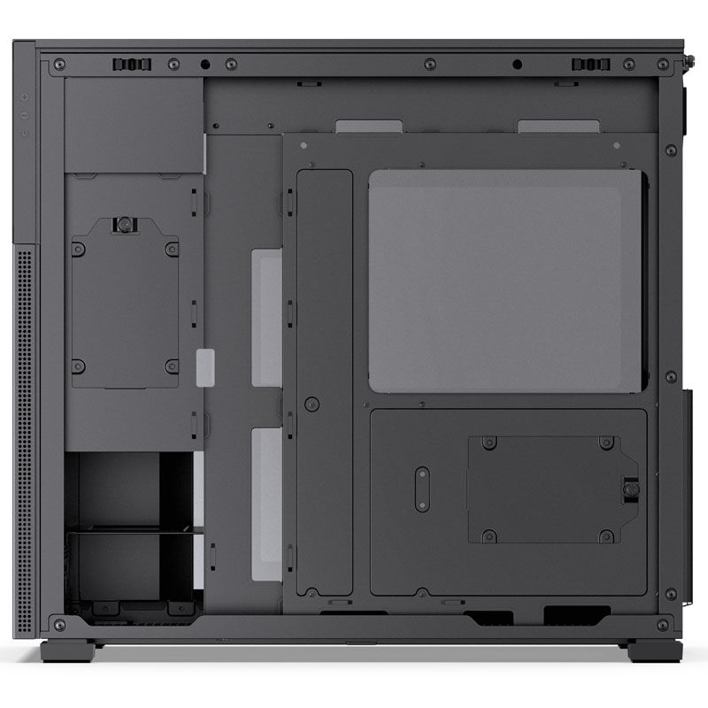 Jonsbo D41 Screen ATX case, tempered glass - black - B-Grade