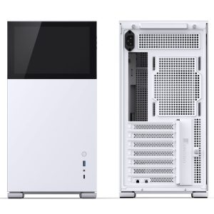 Jonsbo D41 Screen ATX case, tempered glass - white : image 3