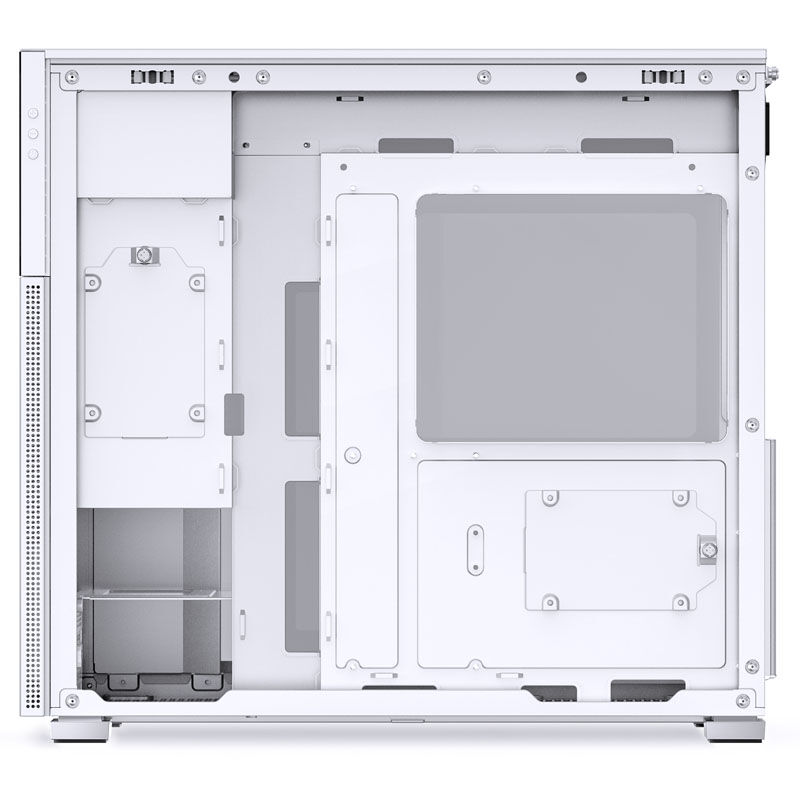 Jonsbo D41 Screen ATX case, tempered glass - white : image 6