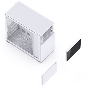 Jonsbo D41 Screen ATX case, tempered glass - white : image 7