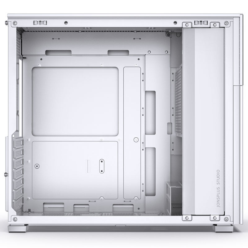 Jonsbo D41 Screen ATX case, tempered glass - white : image 4