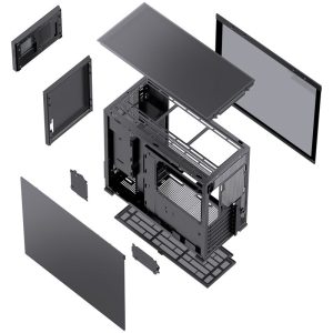 Jonsbo D41 MESH Screen ATX case, tempered glass - black