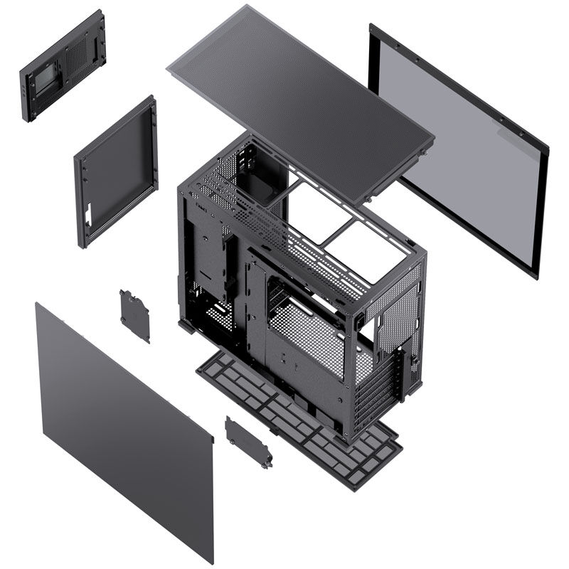 Jonsbo D41 MESH Screen ATX case, tempered glass - black