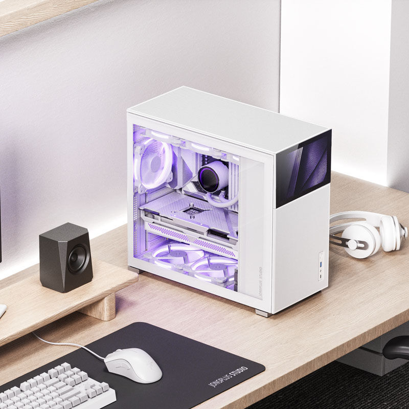 Jonsbo D41 MESH Screen ATX case, tempered glass - white