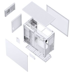 Jonsbo D41 MESH Screen ATX case, tempered glass - white