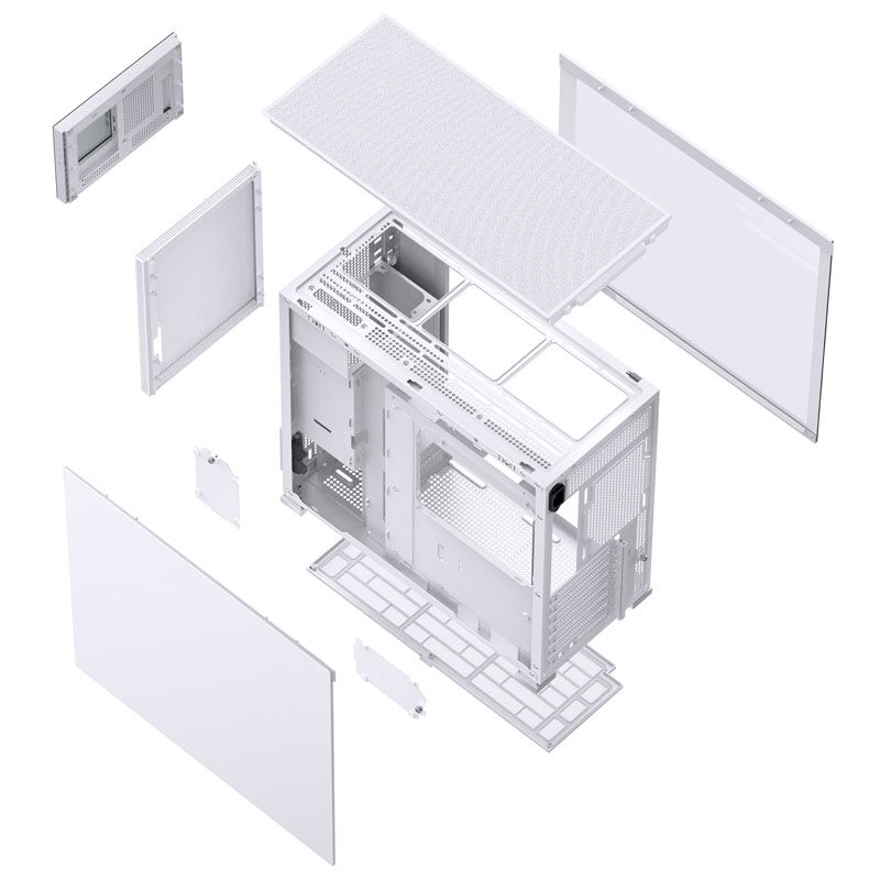 Jonsbo D41 MESH Screen ATX case, tempered glass - white