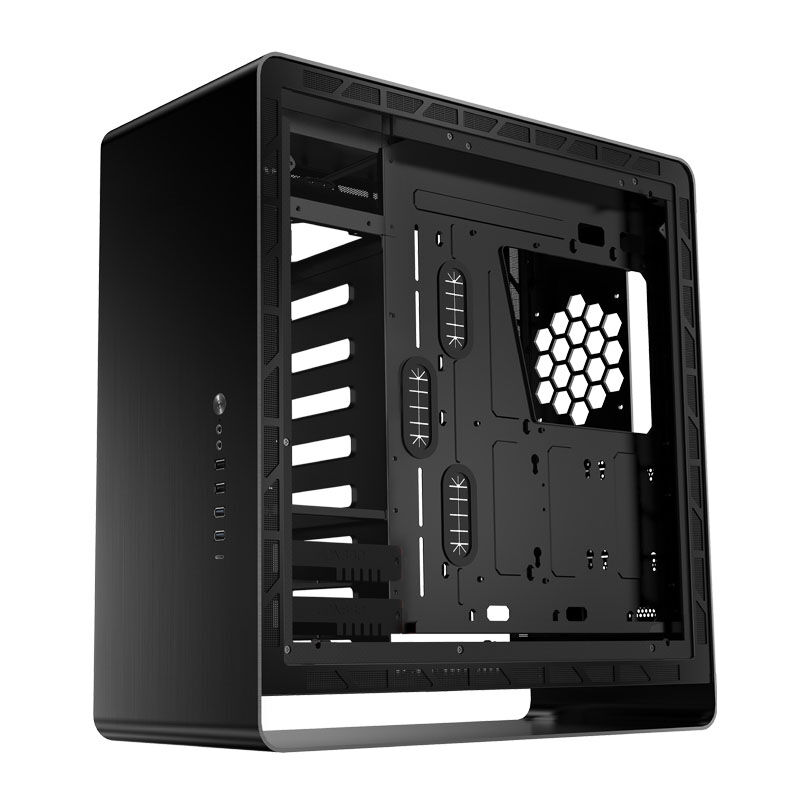 Jonsbo UMX6S E-ATX midi tower, tempered glass - black
