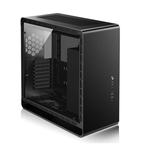 Jonsbo UMX6S E-ATX midi tower, tempered glass – black