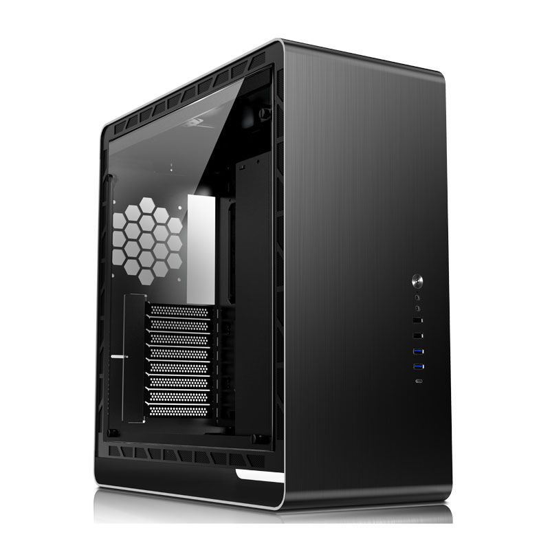 Jonsbo UMX6S E-ATX midi tower, tempered glass - black
