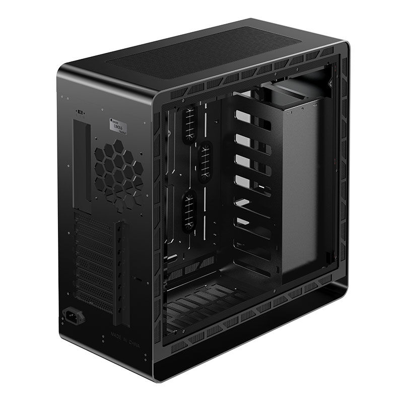 Jonsbo UMX6S E-ATX midi tower, tempered glass - black