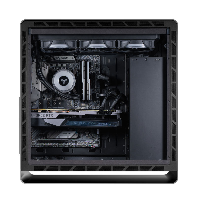 Jonsbo UMX6S E-ATX midi tower, tempered glass - black