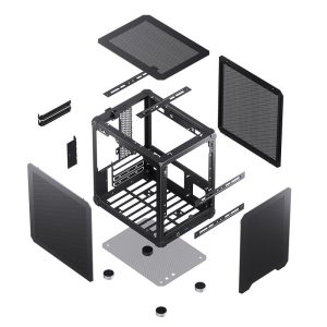 Jonsbo C6 Micro-ATX case - black