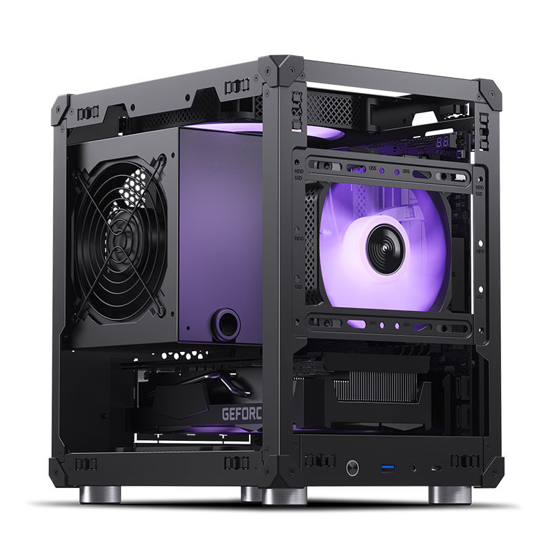 Jonsbo C6 Micro-ATX case - black