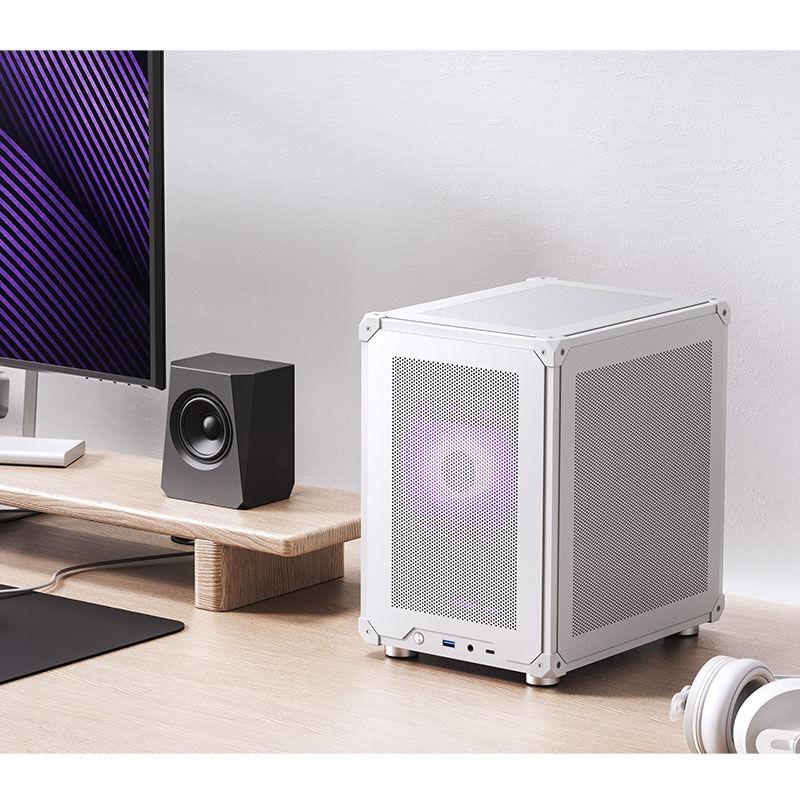 Jonsbo C6 Micro-ATX case - white