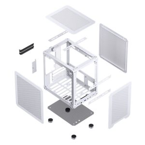 Jonsbo C6 Micro-ATX case - white