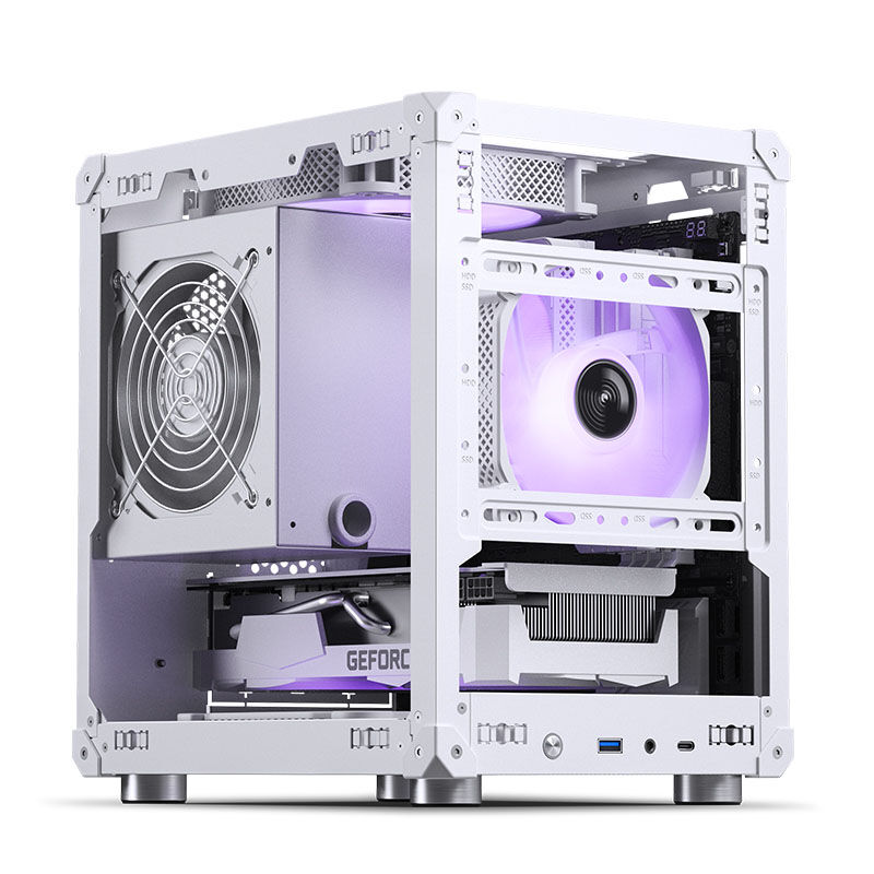 Jonsbo C6 Micro-ATX case - white