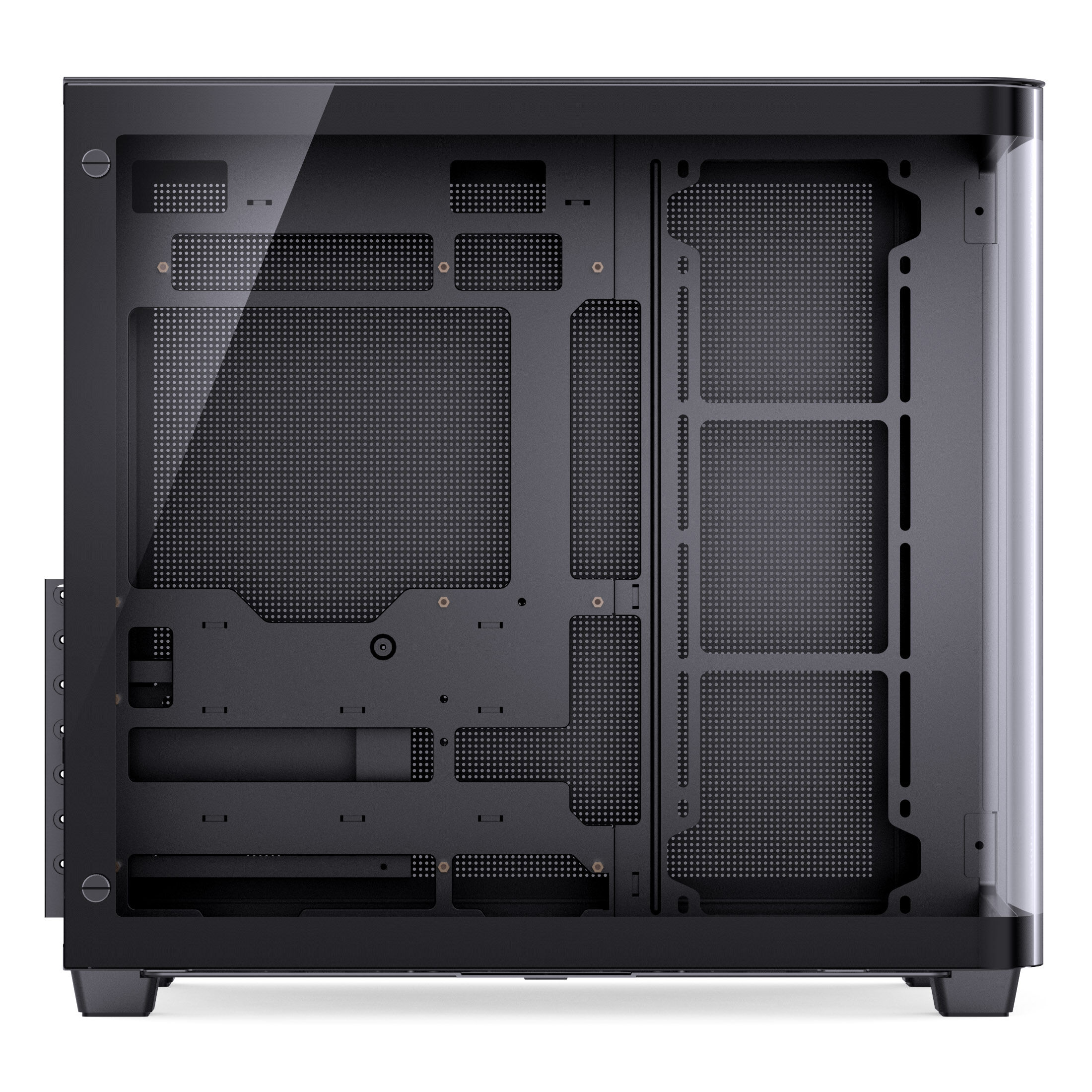 Jonsbo TK-3 Case, Midi-Tower, ATX, Tempered Glass - black