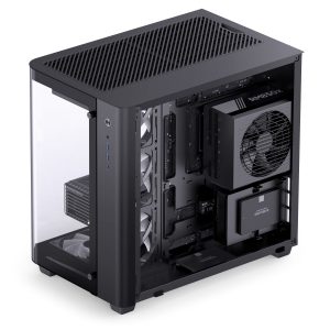 Jonsbo TK-3 Case, Midi-Tower, ATX, Tempered Glass - black