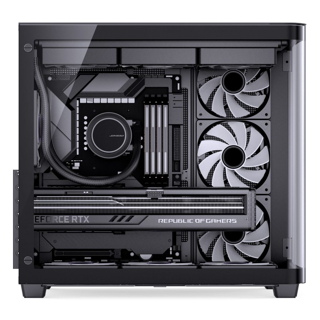 Jonsbo TK-3 Case, Midi-Tower, ATX, Tempered Glass - black
