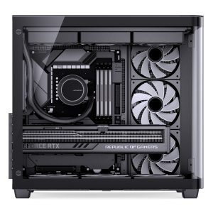 Jonsbo TK-3 Case, Midi-Tower, ATX, Tempered Glass - black