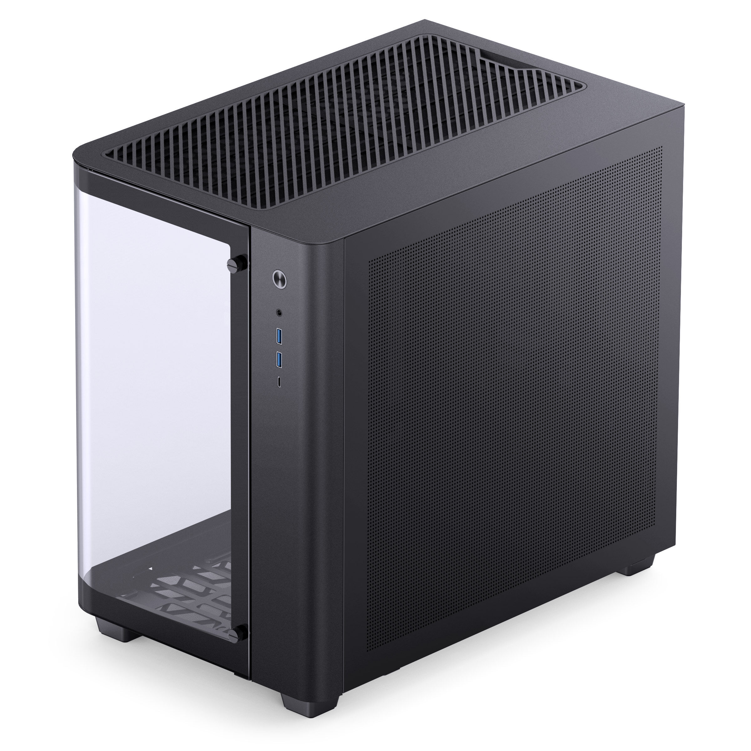 Jonsbo TK-3 Case, Midi-Tower, ATX, Tempered Glass - black