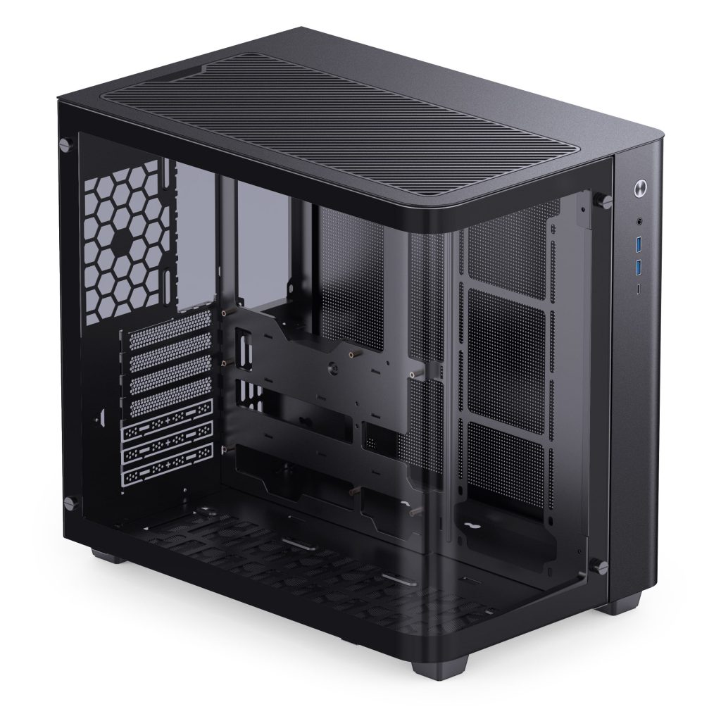 Jonsbo TK-3 Case, Midi-Tower, ATX, Tempered Glass - black