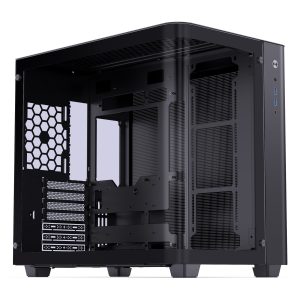 Jonsbo TK-3 Case, Midi-Tower, ATX, Tempered Glass - black