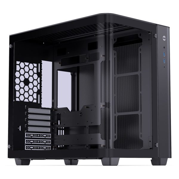 Jonsbo TK-3 Case, Midi-Tower, ATX, Tempered Glass – black