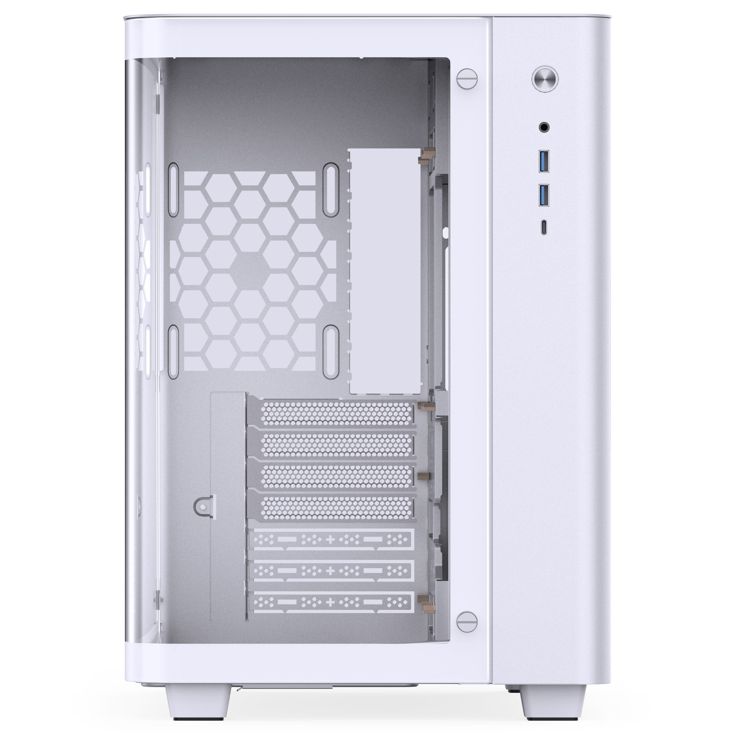 Jonsbo TK-3 Case, Midi-Tower, ATX, Tempered Glass - white : image 8