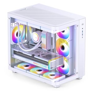 Jonsbo TK-3 Case, Midi-Tower, ATX, Tempered Glass - white : image 5