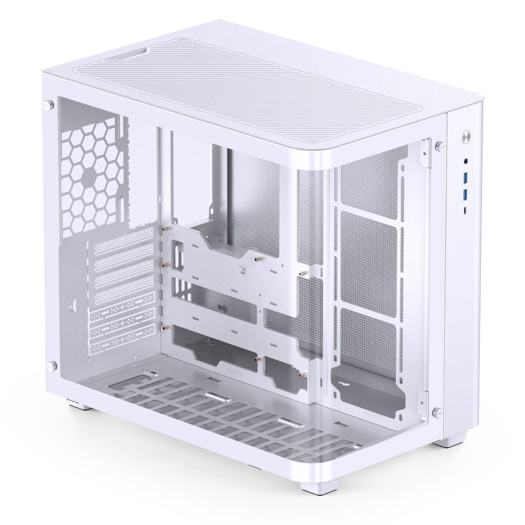 Jonsbo TK-3 Case, Midi-Tower, ATX, Tempered Glass - white : image 3