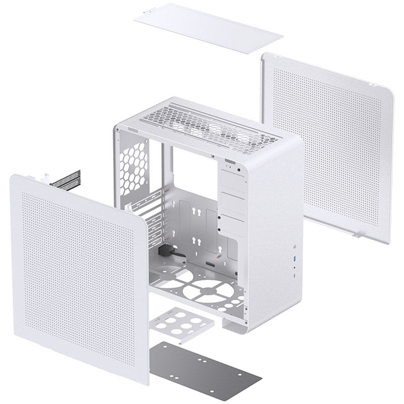 Jonsbo U4 Pro Mesh Midi-Tower - white