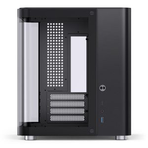 Jonsbo TK-1 2.0 Micro-ATX Case, Tempered Glass - black