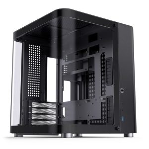 Jonsbo TK-1 2.0 Micro-ATX Case, Tempered Glass - black