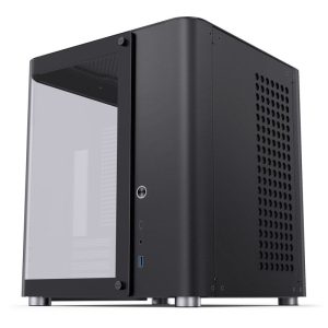 Jonsbo TK-1 2.0 Micro-ATX Case, Tempered Glass - black