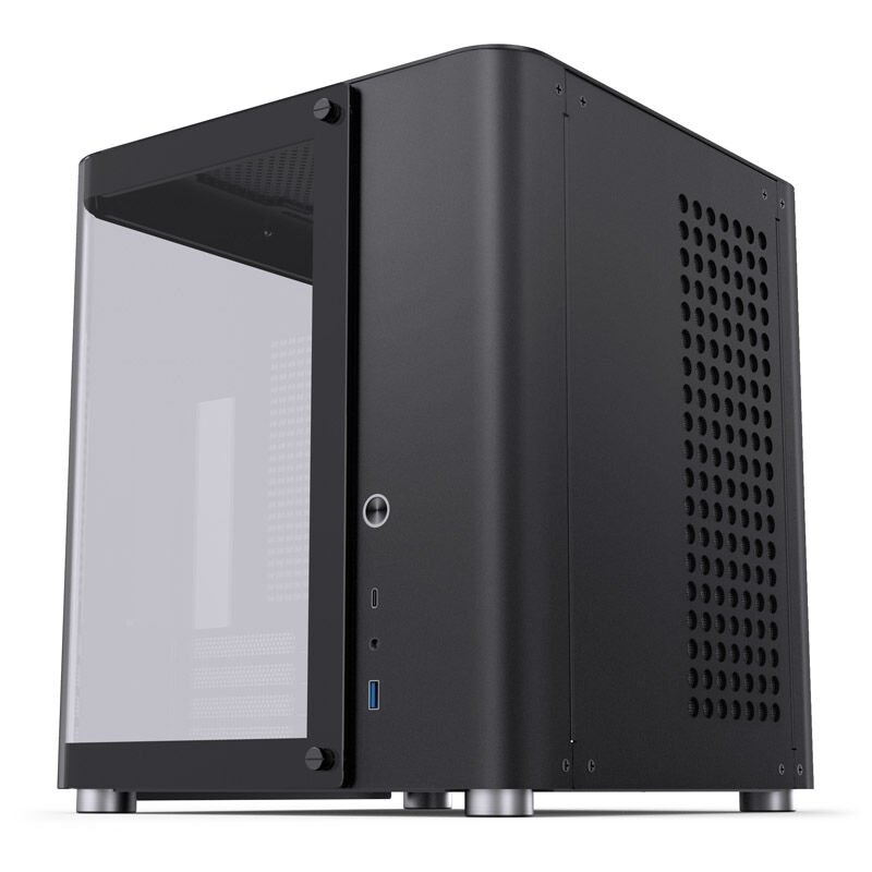 Jonsbo TK-1 2.0 Micro-ATX Case, Tempered Glass - black