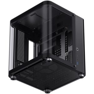 Jonsbo TK-1 2.0 Micro-ATX Case, Tempered Glass - black